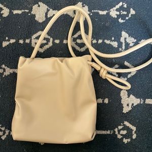 A new day Beige Drawstring Crossbody Bag